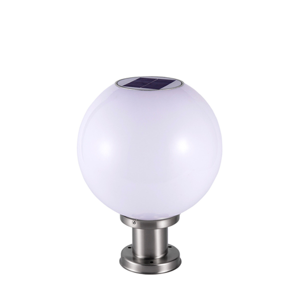 Đèn Trụ Cổng Hình Cầu Năng Lượng Mặt Trời 30x30 | TC02M